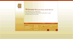 Desktop Screenshot of haritamineral.com